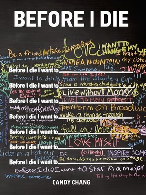 cover image of Before I Die